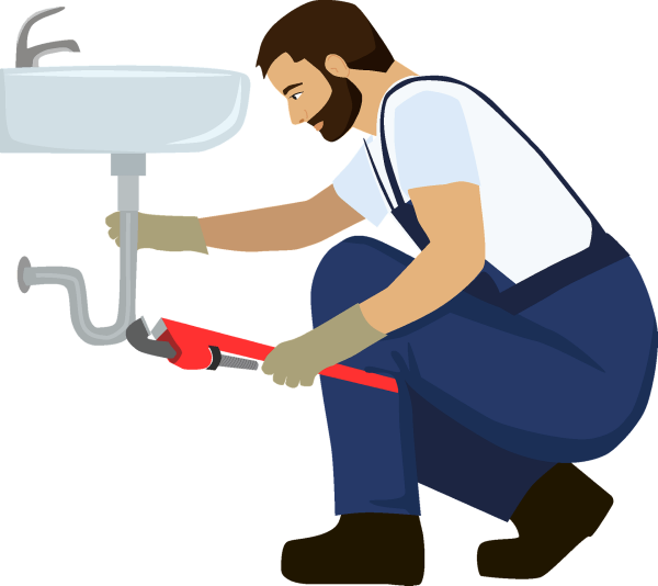 Сантехник иллюстрация