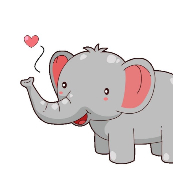 Слон мультяшный
