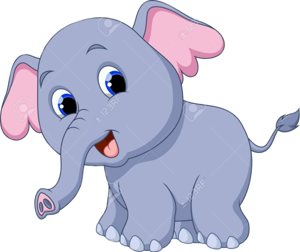 Картинка Слоненок в детском саду