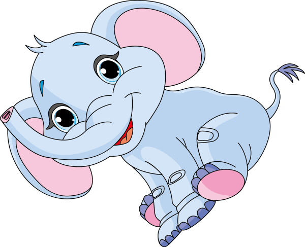 Слоники мультяшные