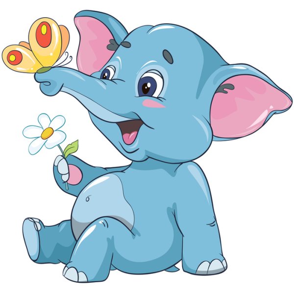 Слоники мультяшные