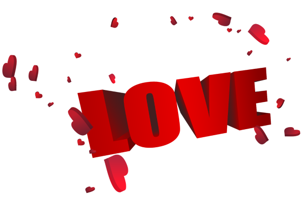 Love на прозрачном фоне