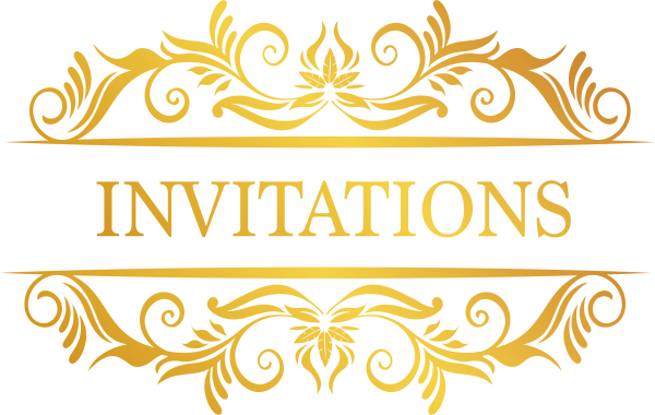 Надпись приглашаем