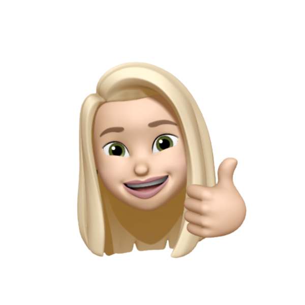 Смайлик блондинка