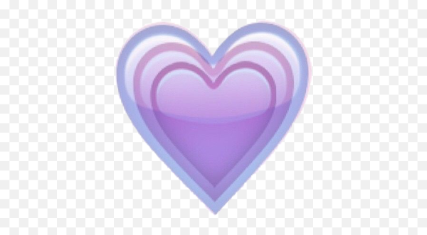 Смайл фиолетовое сердце