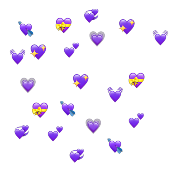 Смайлик сердечко без фона