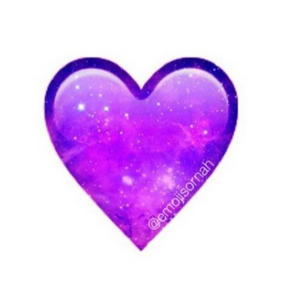 Фиолетовое сердечко