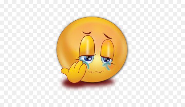 Смайлик плачет