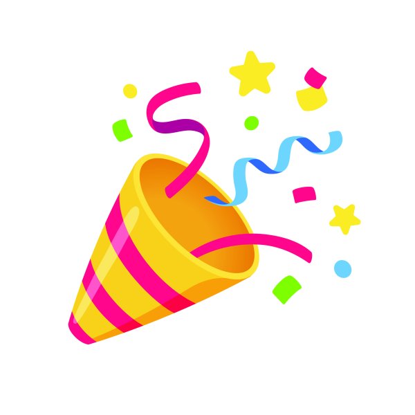 Хлопушка конфетти смайлик