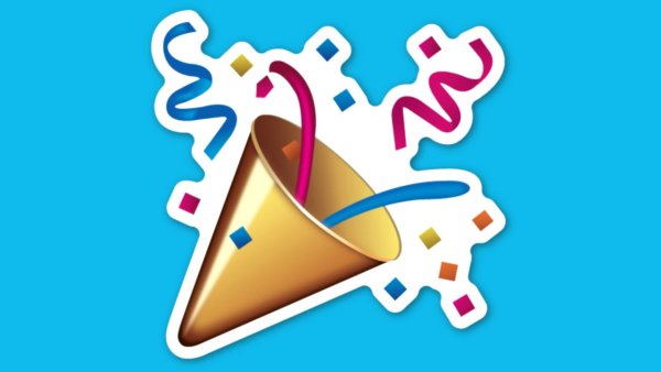 Смайлы эмодзи праздник