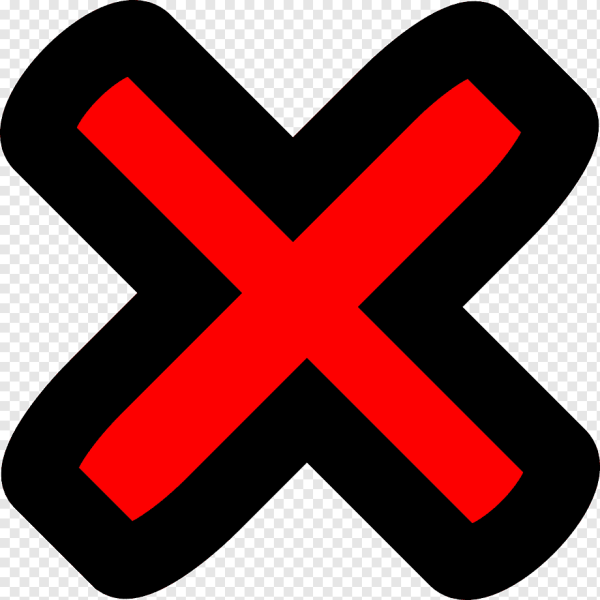 Красный крестик