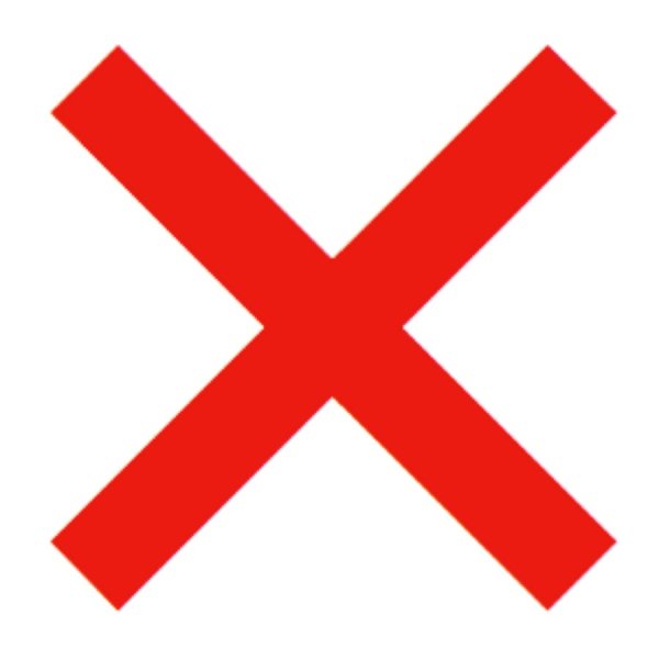 Красный крестик