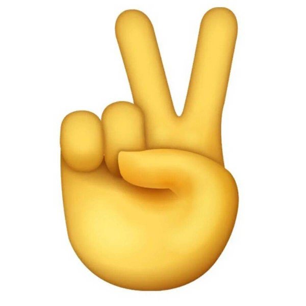 ЭМОДЖИ два пальца