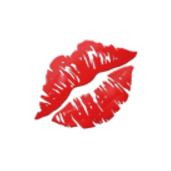 Смайлик поцелуй в губы