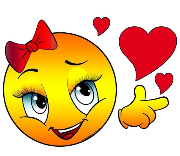 Смайлики поцелуйчики