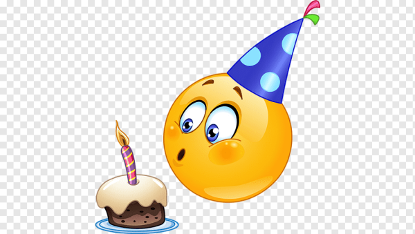 Смайлик с днем рождения