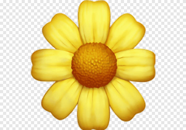 ЭМОДЖИ желтый цветок