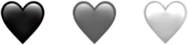 Белое сердце смайлик