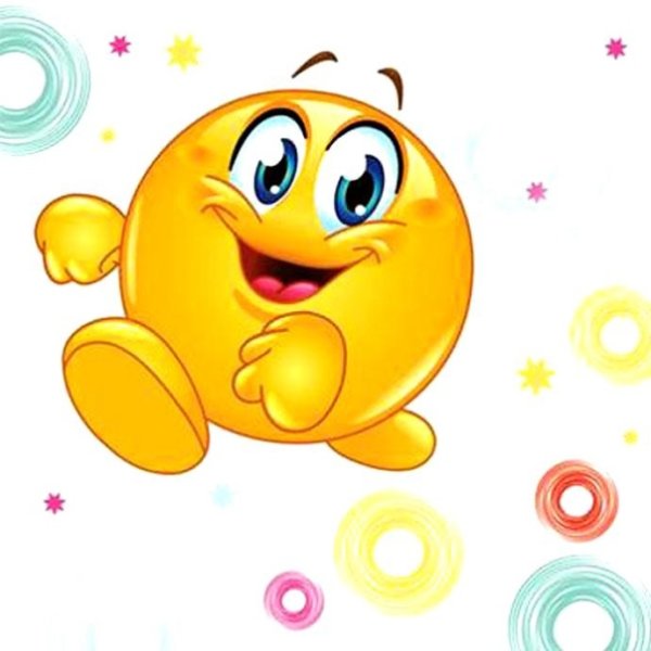 Смайлик бежит