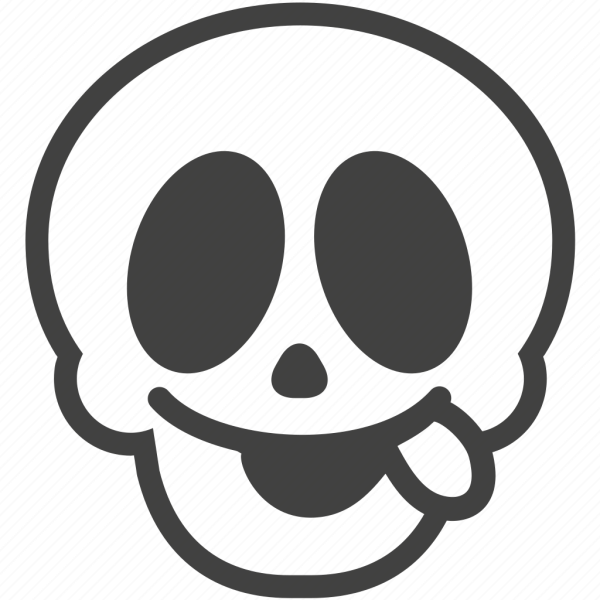 Эмодзи череп