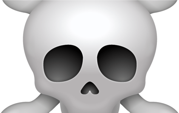 Череп эмодзи айфон