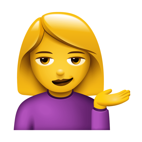 Эмодзи девушка