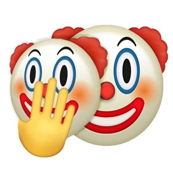 Клоун эмодзи