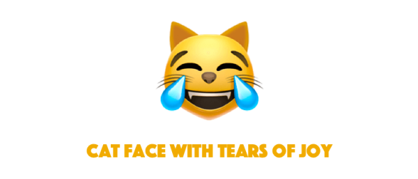 ЭМОДЖИ кот смеется