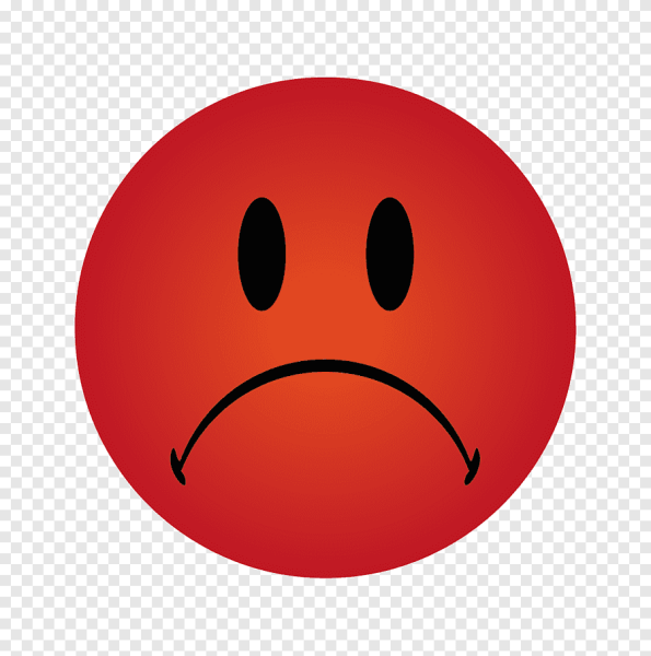 Красный смайлик