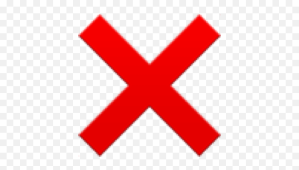 Смайлик красный крест