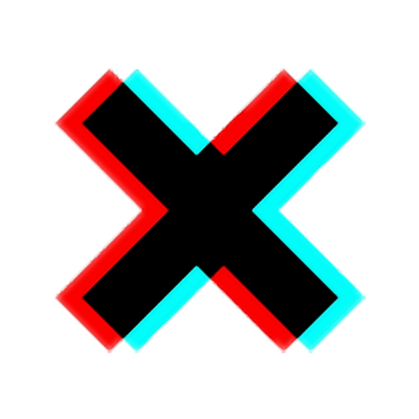 Крестик на белом фоне