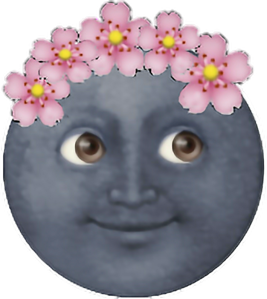 Луна смайлик