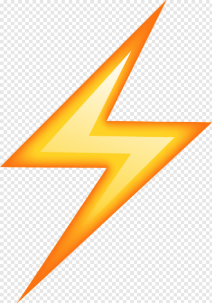 Молния эмодзи айфон