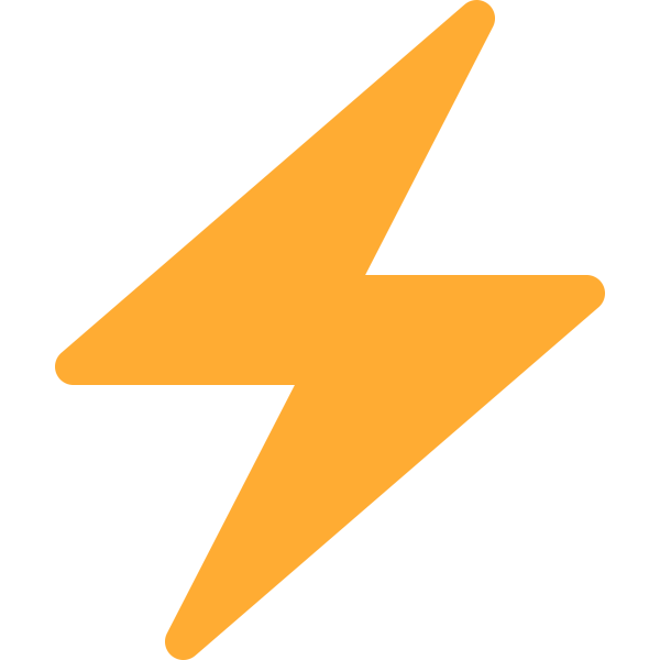 Молния эмодзи