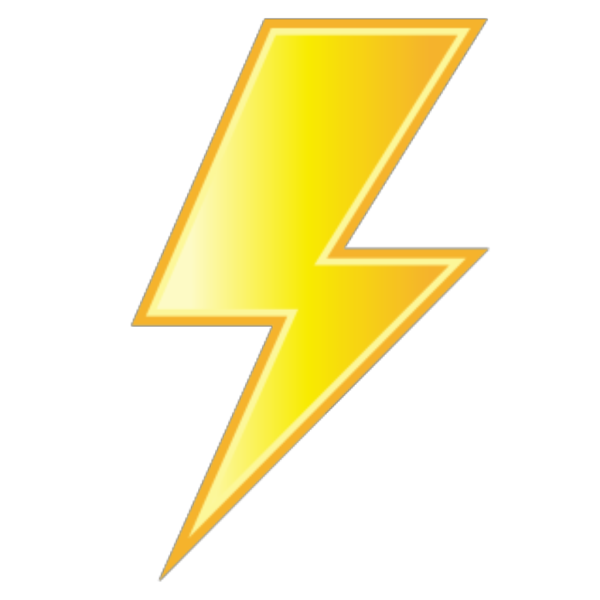 Значок молнии эмодзи