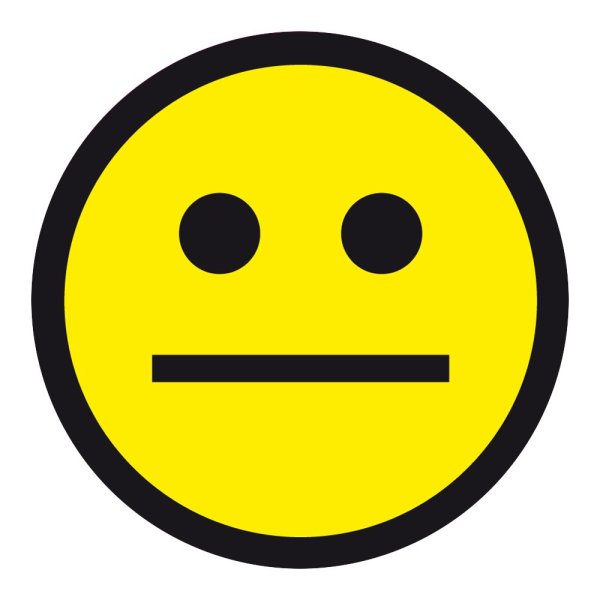 Нейтральный смайлик