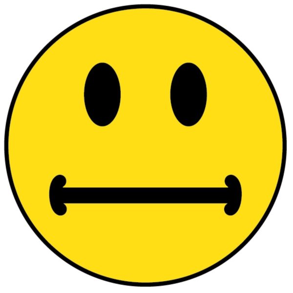 Нейтральный смайлик