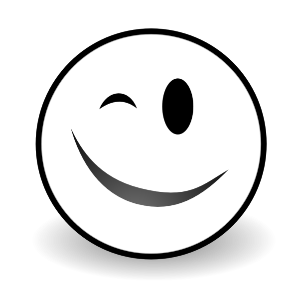 Подмигивающий смайлик