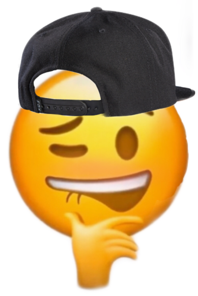 Смайлик закусывающий губу