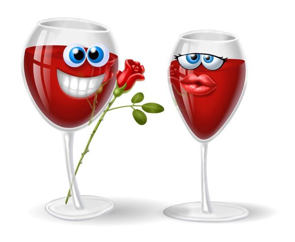 Прикольные бокалы