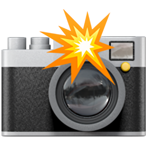 Смайлик с фотоаппаратом