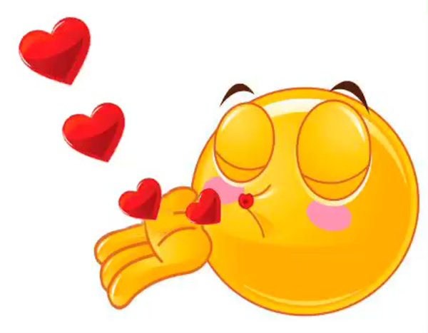 Смайлик с поцелуем