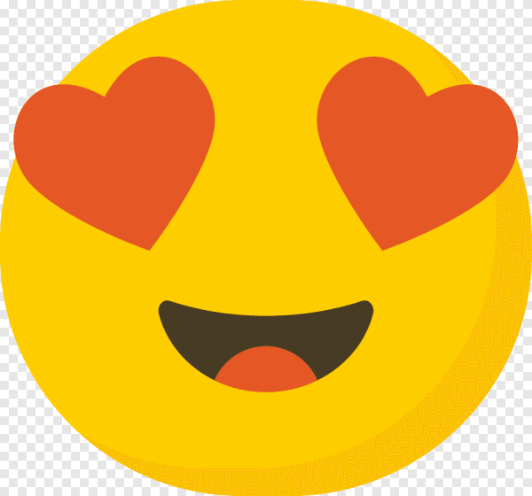 Смайлик с влюбленными глазами