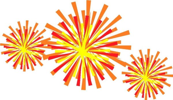 Смайлик салют фейерверк