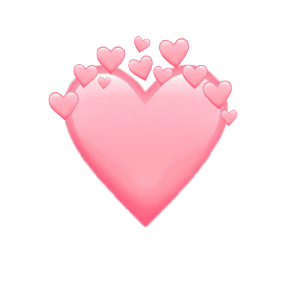 Розовое сердце эмодзи