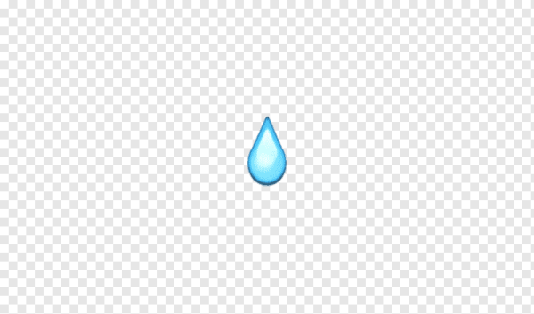 Слеза на прозрачном фоне