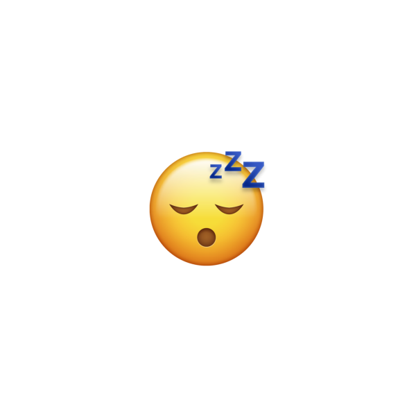 Смайлик спит