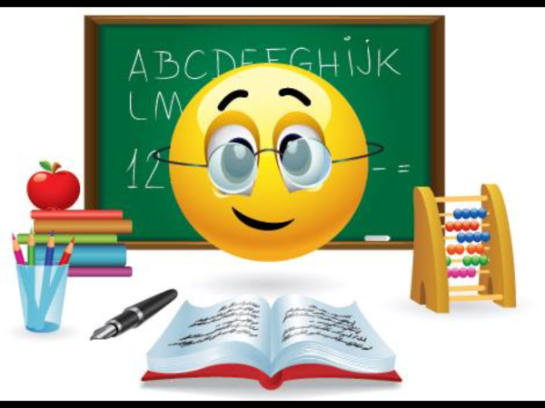 Смайлики учитель и ученики