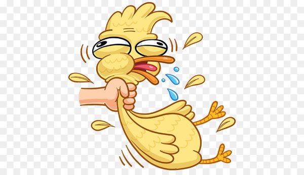 Утка стикер