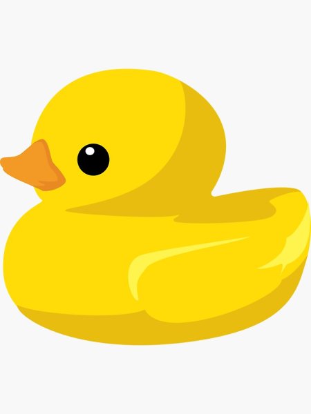 Утенок стикер